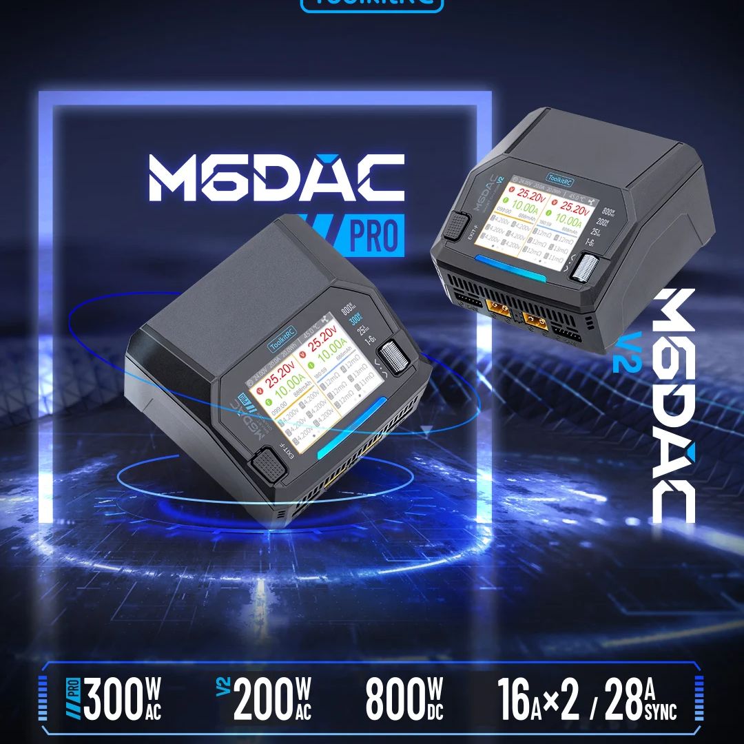 Toolkitrc M6Dac Smart Charger - ToolkitRC M6DAC PRO M6DAC V2 Dual