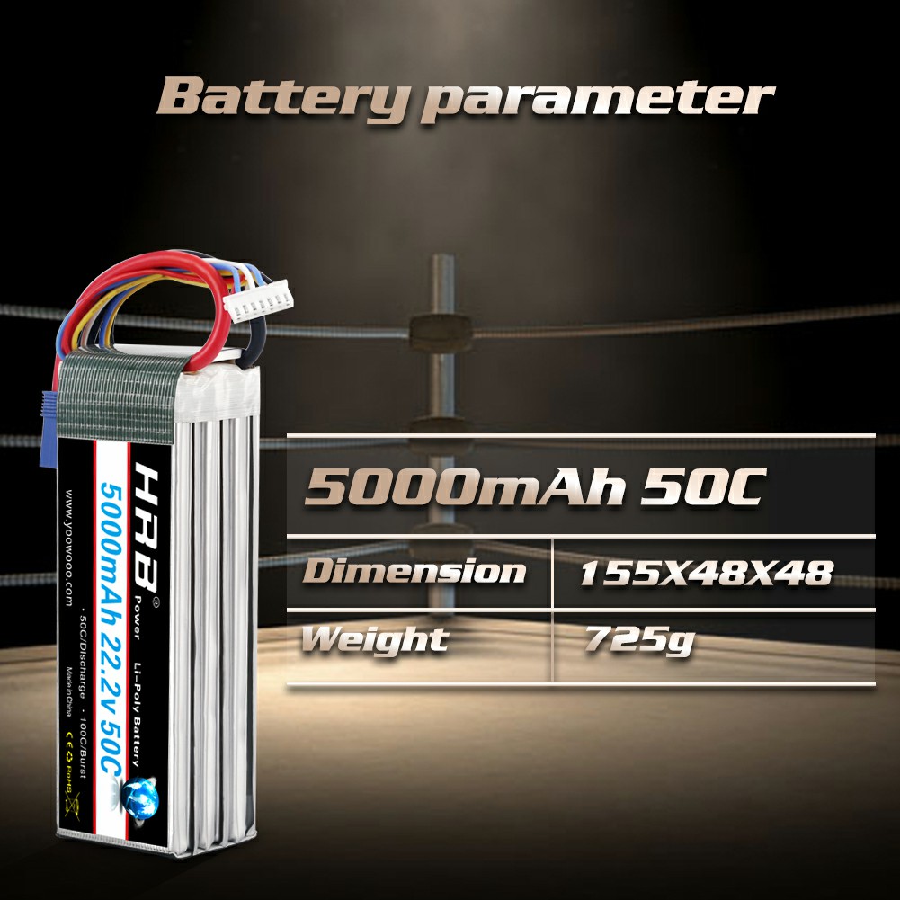 HRB 6S Lipo Battery 22.2V 5000 - 6S Lipo Battery 22.2V 5000Mah review and price