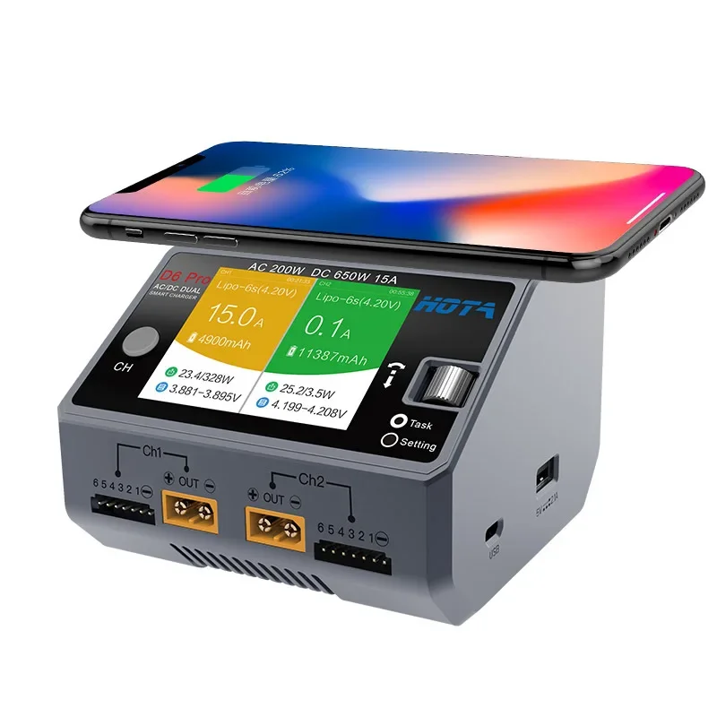 HOTA D6 Pro 650W Dual Channel  - Hota D6 Pro Dual Lipo Charger review and price